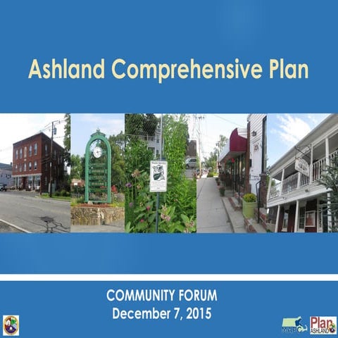 PlanAshland Forum 12/7/2015 