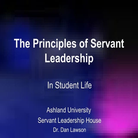 Ashland university slh  presentation
