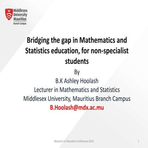 B.K. Ashley Hoolash  Conference 2014