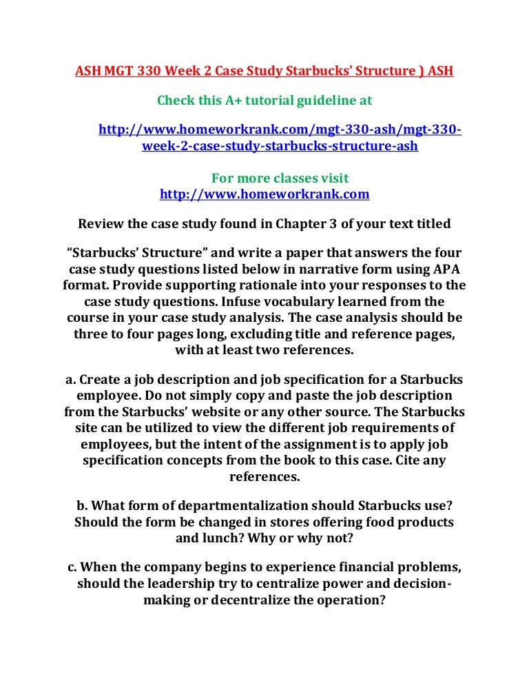 Ash case study picture