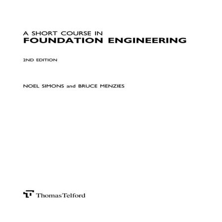 Ashort courseinfoundation engineering 