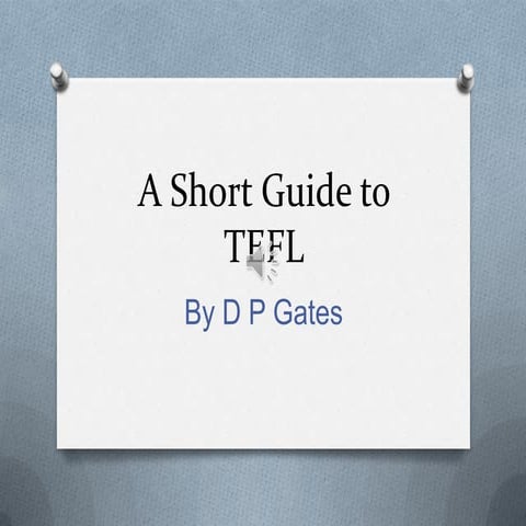A short guide to tefl 2