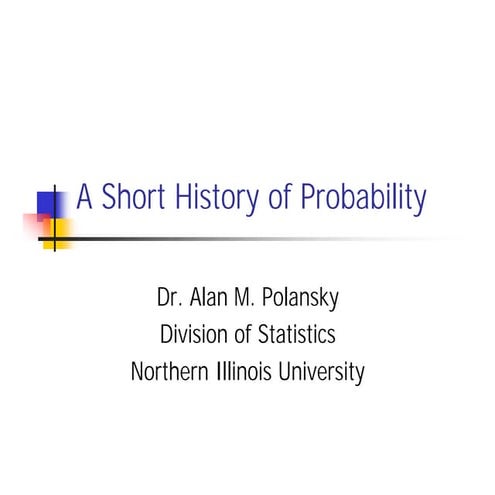 history of probability