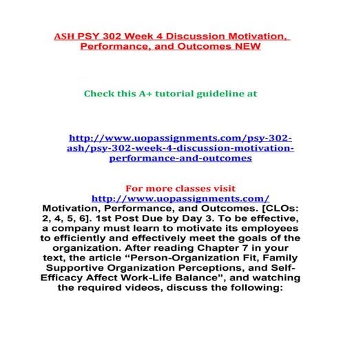 Psy 320 psy320 | PDF