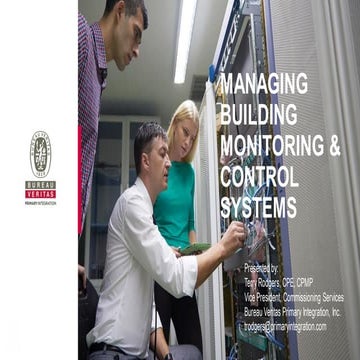Ashrae presentation Managing BMS systems