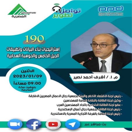 تواصل_تطوير المحاضرة رقم 190 المهندس / أشرف نصير  عنوان المحاضرة "إستراتيجيات...
