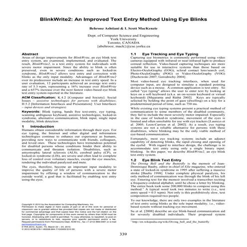 Ashtiani Blink Write2 An Improved Text Entry Method Using Eye Blinks