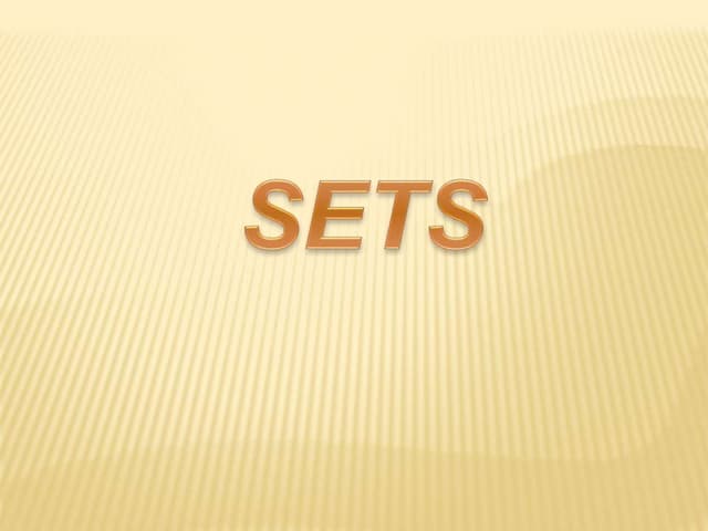 maths set