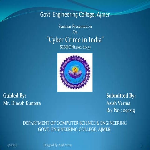 Asis Verma cyber crime ppt