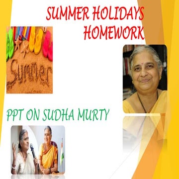 ppt on sudha murty       by ashutosh....