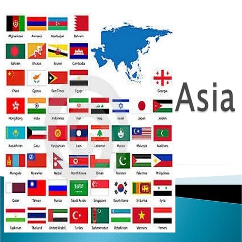 Asia is the largest continent in the world, both in terms of area and ...