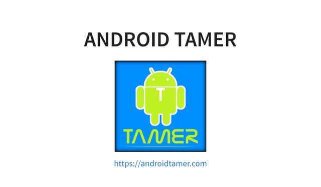 Android Tamer: Virtual Machine for Android (Security) Professionals