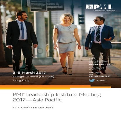 Asia Pacific Leadership Institute Meeting agenda 2017