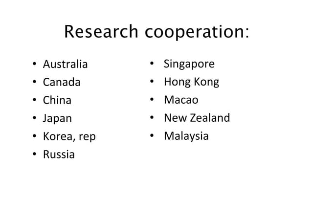 RnD Collaborations in Asia-Pacific Region