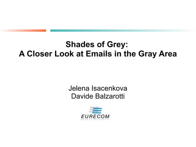 Unveiling the gray emails: A Closer Look at Emails in the Gray Area
