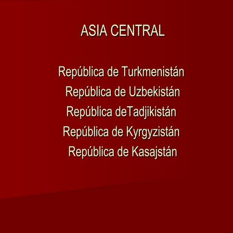 Asia central