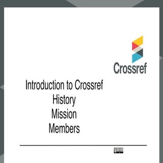Crossref Community Webinar - Asia P...