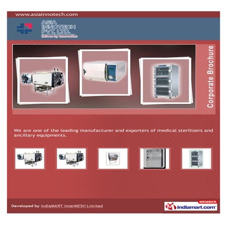 Asia Innotech Pvt. Ltd., Vadodara, Medical Sterilizers | PDF