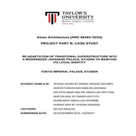 Asian architecture final report