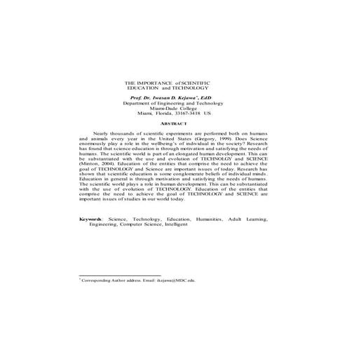 Asian journal of science education and technology article.