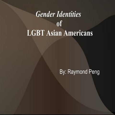 Asian lgbt gender presentation