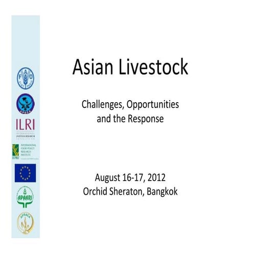 Health at the livestock‐policy interface