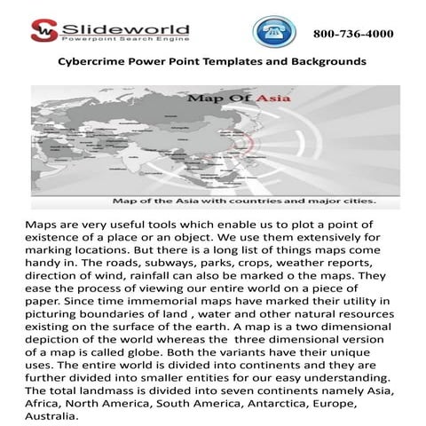 Asia Pacific Map Powerpoint Templates and Background