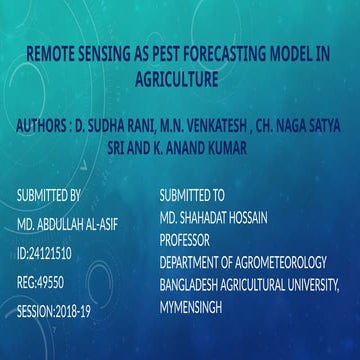 remote sensing as pest forecasting model in agriculture.pptx