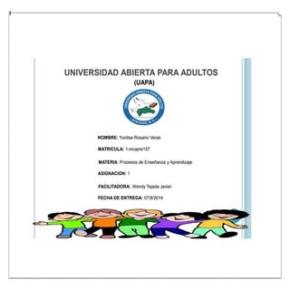 LA ENSEÑANZA Y EL APRENDIZAJE DESDE...