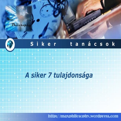 100 tanács a sikerhez | PDF