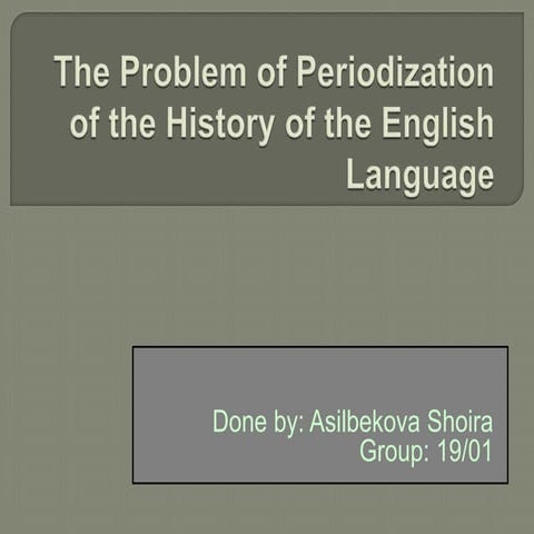 The problem of periodization.pptx