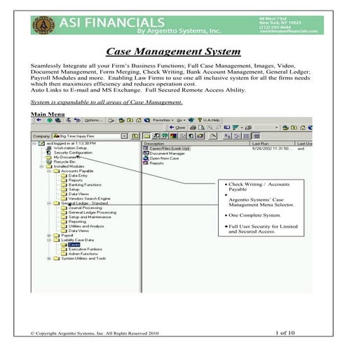 ASI Legal Casemanagement