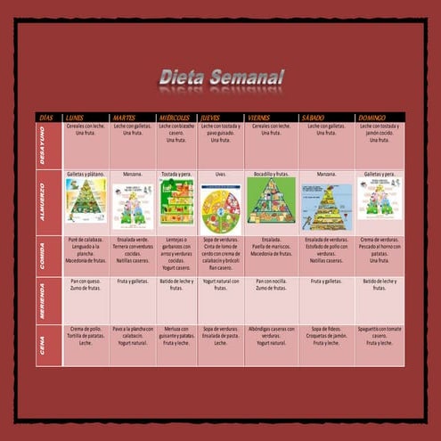 Asilo de ancianos menu