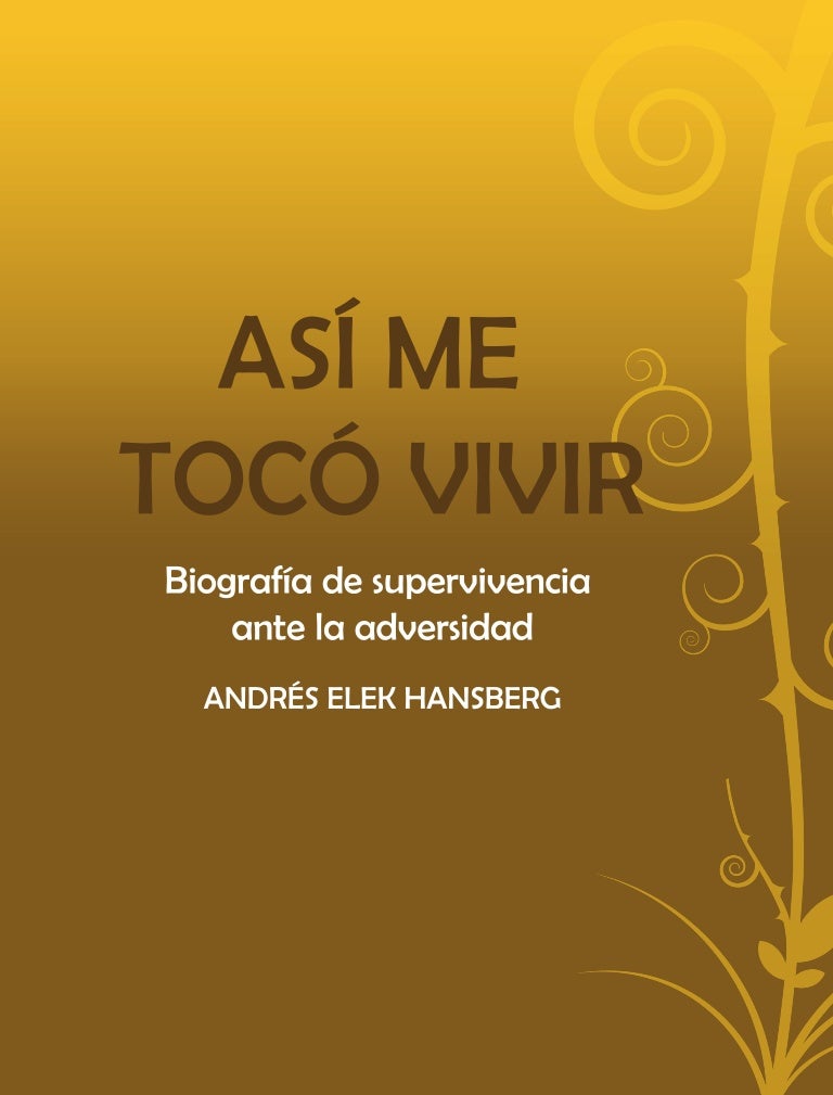 Resultado de imagen para libro Asi_me_toco_vivir