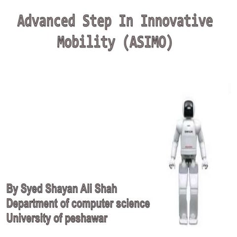 Asimo presentation