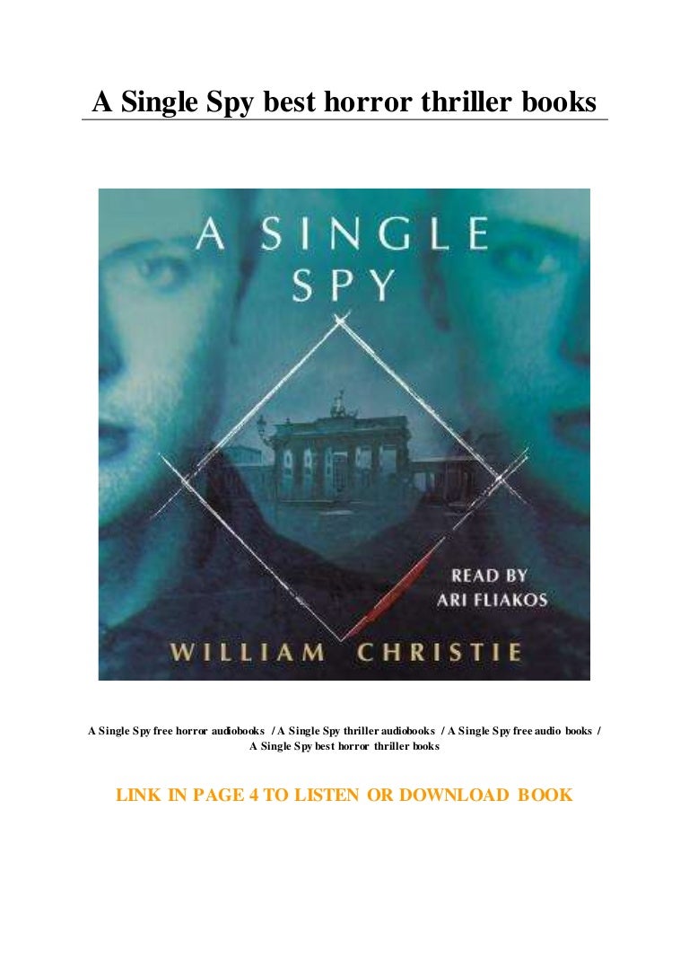 A Single Spy best horror thriller books