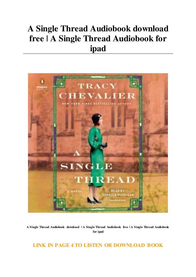 A Single Thread Audiobook download free A Single Thread Audiobook f…