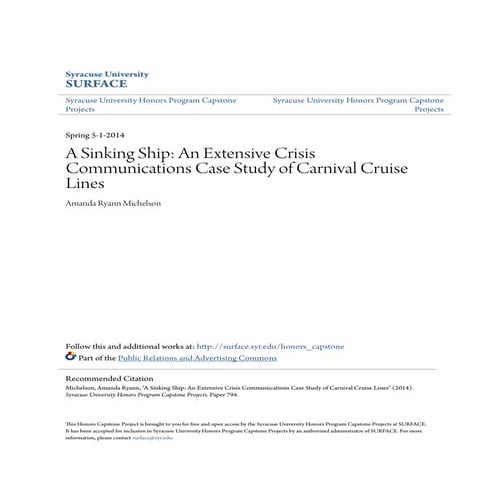 Cruise ship crisis_case_study | PDF