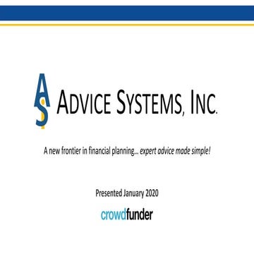 ASI Pitch Deck Crowdfunder Campaign 2020-01-10