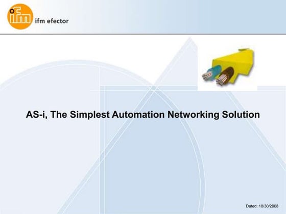 Asi : Actuator Sensor Interface | PPT