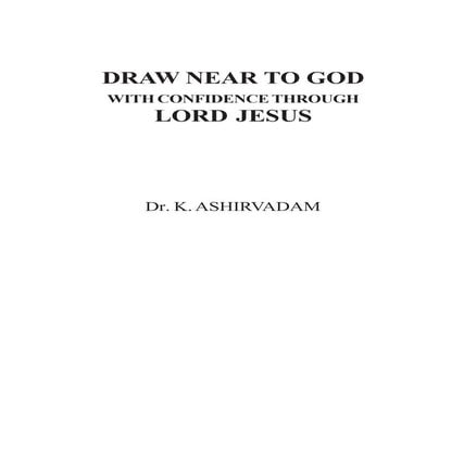 Draw Near to God