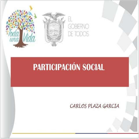 ASIS. PARTICIPACION SOCIAL DIAPOSITIVAS PPT