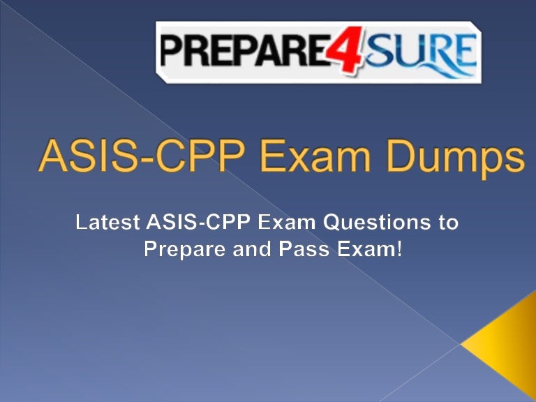 ASIS-CPP Originale Fragen