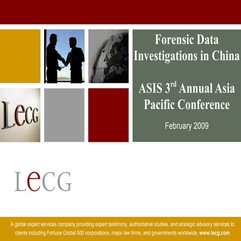 Forensic data investigations in China
