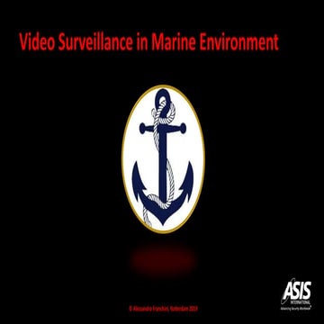 Video Surveillance in Marine Environments