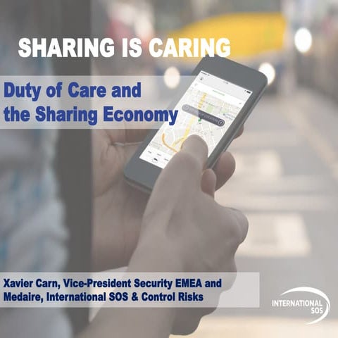 Sharing is caring: Duty of Care and the Sharing Economy