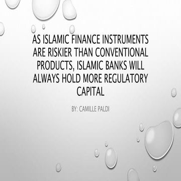 Risks in Islamic Banking 