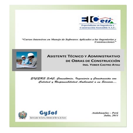 Asistente Técnico de Obra de Construcción CURSO Parte03