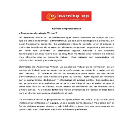 Qué es una asistente virtual | PPTX