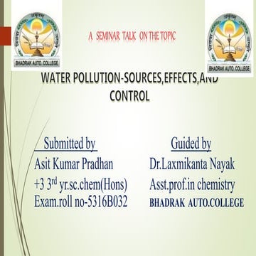 Water pollution | PPT
